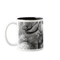 Robin Hood and the Tanner with Quarter-staffs Coffee Mugs