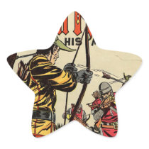 Robin Hood Comic Book Star Stickers