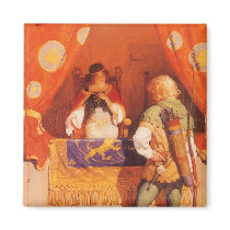Robin Hood Meets Maid Marian by NC Wyeth