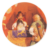 Robin Hood Meets Maid Marian by NC Wyeth