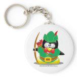 Robin Hood Penguin Keychain
