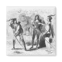 Robin Hood, Scarlet and John Refrigerator Magnet