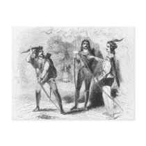 Robin Hood, Scarlet and John Post Cards