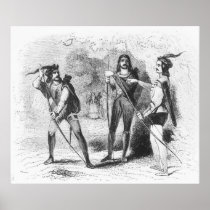 Robin Hood, Scarlet and John Print