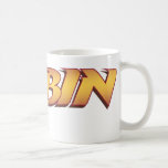 Robin Name Logo mugs
