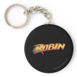 Robin Name Logo keychains