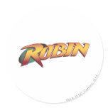 Robin Name Logo stickers