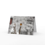 Robin Redbreast in The Snow Christmas Card