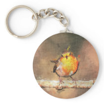Robin Redbreast Keychain
