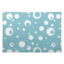 Robin's Egg Polka Place Mat