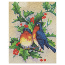 Robins & Holly Christmas