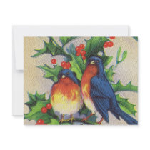 Robins & Holly Christmas