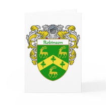 Robinson Coat of Arms (Mantled) Greeting Card