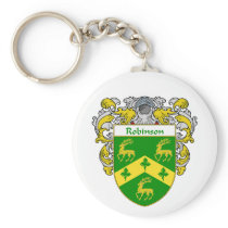 Robinson Coat of Arms (Mantled) Key Chain