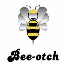 Robobee Bumble Bee Bee-otch Ornament Acrylic Cut Out