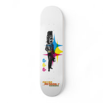 Roboman, MaybeProbablyLogo_alone Skateboard Decks