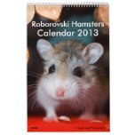 Roborovski Hamsters Calendar 2013