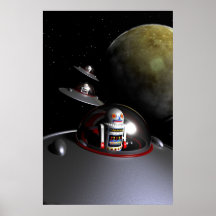 ROBOT - 7 Saucers Print