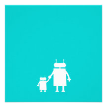 Robot Baby Shower Invitation