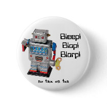 Robot Pinback Button