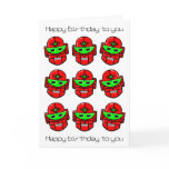 Robot Choral Society - Happy Birthday Song cards