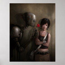 Robot dans l'amour affiches