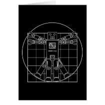 Robot de da Vinci Vitruvian cartes