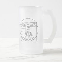 Robot de da Vinci Vitruvian tasses