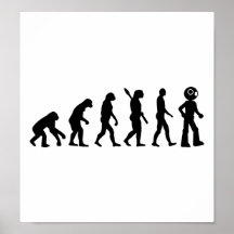 Robot d'évolution affiches