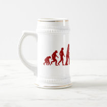 Robot Evolution of man into robot Mug