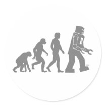 Robot Evolution Sticker