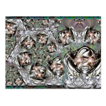 robot-face-multi-rotator post cards
