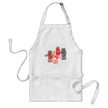 robot four apron