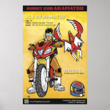 Robot God Akamatsu Character Poster 1