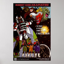 Robot God Akamatsu Poster 3
