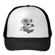 Robot loves music hats