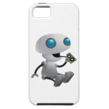Robot loves music iPhone 5 case