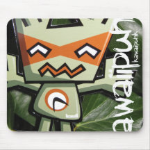 Robot Mascot Mouse Mat