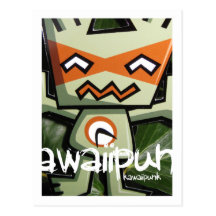 Robot Mascot Post Card