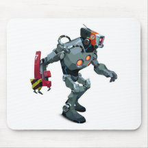 Robot No 7 Mouse Pads