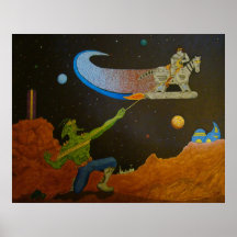 Robot Ranger Rusty McBolt vs. Outlaw BooGar Brane Posters