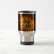 robot revolution scifi coffee mug