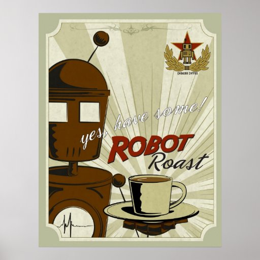 Robot Roast Print