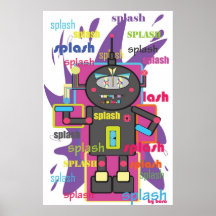 Robot Splash! Print
