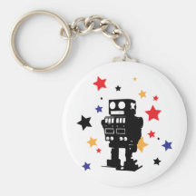 Robot Star Keychain