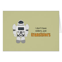 Robot Transistors Cards