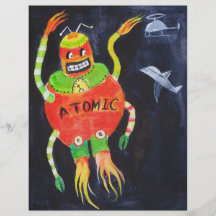 Robot Wars Personalized Flyer