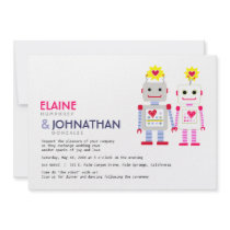 Robot Wedding Invitation