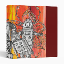 Robots 7 vinyl binder