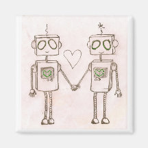 "Robots aimant dans amour"